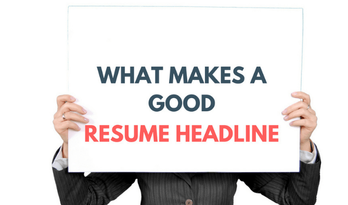 resume headline examples