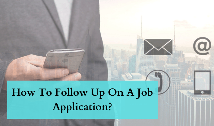 how to follow up on a job application