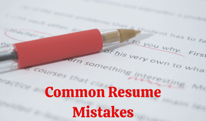 common resume mistakes